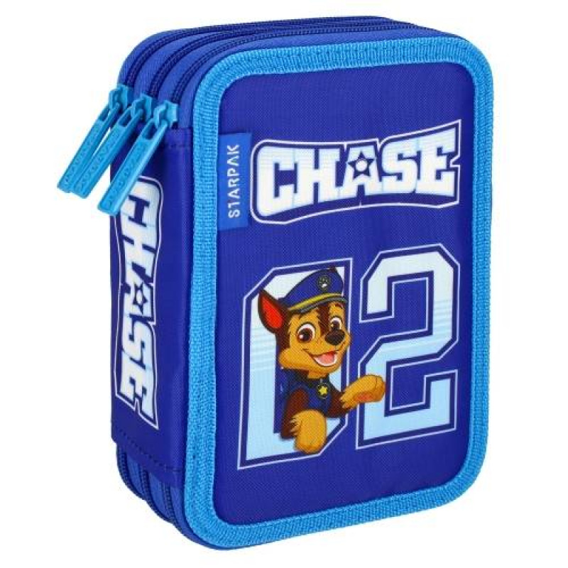 Školní penál třípatrový s náplní Tlapková Patrola Chase Školní penál třípatrový s náplní Tlapková Patrola Chase