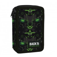 Školní penál dvoupatrový s náplní My world