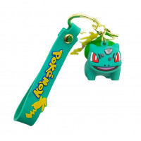 Dětská klíčenka Pokémon Bulbasaur s poutkem a karabinou
