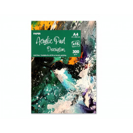 Malířský akrylový blok ART PAD - 300g 15listů A4
