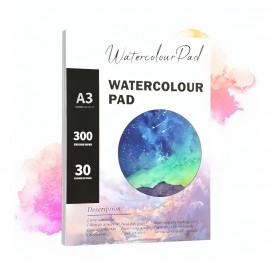 Malířský akvarelový blok Aqua - 180g 24 listů A3