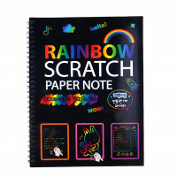 Vyškrabávací blok Scratch art 10 listů C5