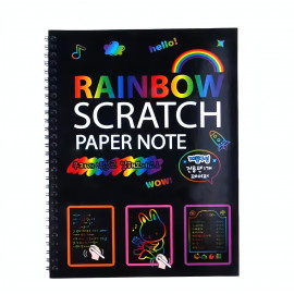 Vyškrabávací blok Scratch art 10 listů C5