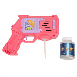 Automatická pistole na bubliny růžová s náplní