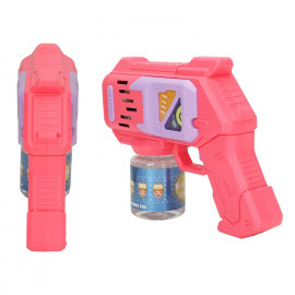 Automatická pistole na bubliny růžová s náplní