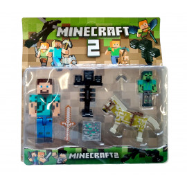 Kolekce figurek Minecraft level 2 sada 7 ks Kolekce figurek Minecraft level 2 sada 7 ks