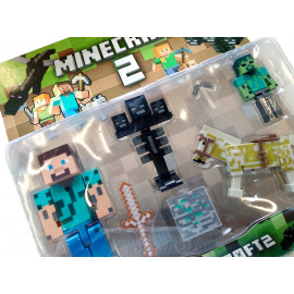 Kolekce figurek Minecraft level 2 sada 7 ks Kolekce figurek Minecraft level 2 sada 7 ks