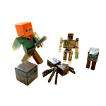 Kolekce figurek Minecraft Alex a Golem sada 7 ks
