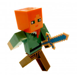 Kolekce figurek Minecraft Alex a Golem sada 7 ks