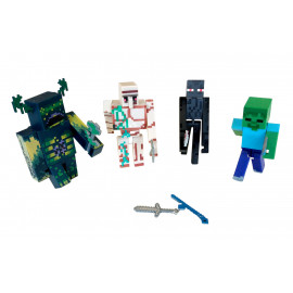 Kolekce figurek Minecraft Bojovníci sada 10 ks