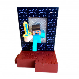 Kolekce figurek Minecraft Ender dragon s útokem sada 10 ks