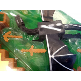 Kolekce figurek Minecraft Meč a Ender dragon s doplňky 12ks