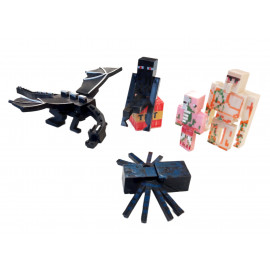 Kolekce figurek Minecraft My Buildings Enderdragon 6ks Kolekce figurek Minecraft My Buildings Enderdragon 6ks