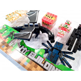 Kolekce figurek Minecraft My Buildings Enderdragon 6ks Kolekce figurek Minecraft My Buildings Enderdragon 6ks