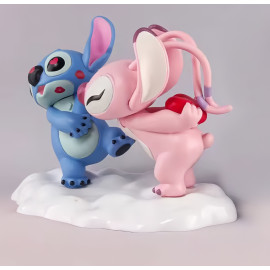 Sada figurek Lilo a Stitch se stojanem