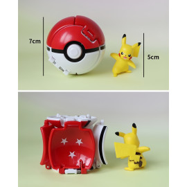 Hrací set Pokémon Pokéball s figurkou Pikachu 2v1