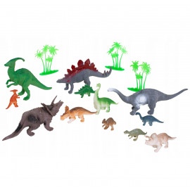 Sada figurek Dinosauři s doplňky v boxu 54ks