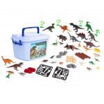 Sada figurek Dinosauři s doplňky v boxu 54ks