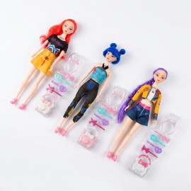 Sada figurek Demon Hunters K-pop s doplňky 3ks 30cm