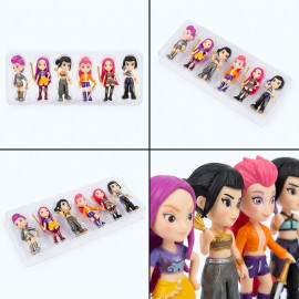 Kolekce figurek Demon Hunters K-pop 6ks 10cm 