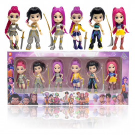 Kolekce figurek Demon Hunters K-pop 6ks 10cm 