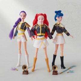 Sada zpívajících figurek Demon Hunters K-pop Melody 3ks 30 cm