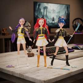 Sada zpívajících figurek Demon Hunters K-pop Melody 3ks 30 cm