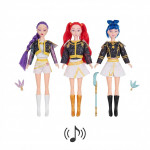 Sada zpívajících figurek Demon Hunters K-pop Melody 3ks 30 cm