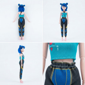 Zpívající figurka Demon Hunters K-pop Zoey 30cm