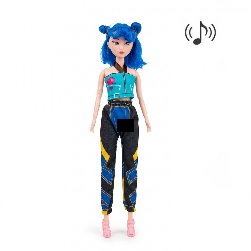 Zpívající figurka Demon Hunters K-pop Zoey 30cm