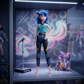 Zpívající figurka Demon Hunters K-pop Zoey 30cm