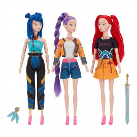 Kolekce figurek Demon Hunters K-pop Music 30cm 3ks