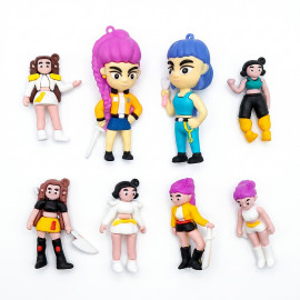 Sada figurek Demon Hunters K-pop 8ks