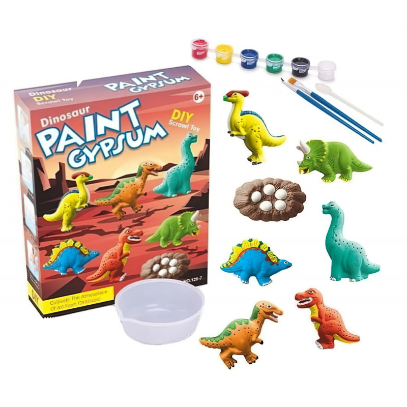 Kreativní sada DIY Svět dinosaurů sádrové odlitky Kreativní sada DIY Svět dinosaurů sádrové odlitky