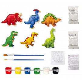 Kreativní sada DIY Svět dinosaurů sádrové odlitky