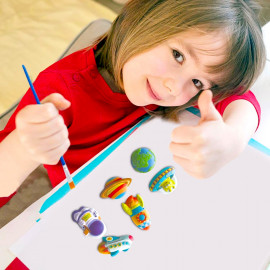 Kreativní sada DIY Vesmírné dobrodružství sádrové odlitky