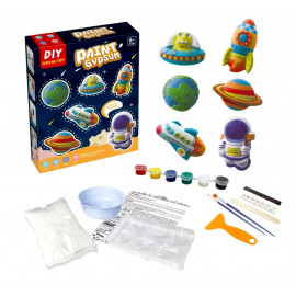 Kreativní sada DIY Vesmírné dobrodružství sádrové odlitky