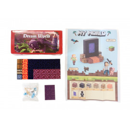 Magnetická stavebnice Minecraft Portál 32ks