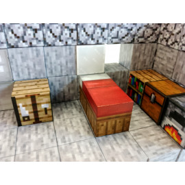Magnetická stavebnice Minecraft Craftovací místnost 83ks