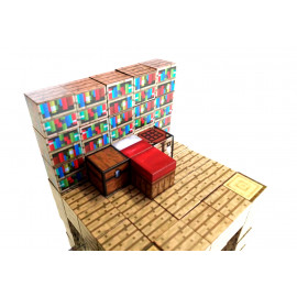 Magnetická stavebnice Minecraft Knihovna a magický strom 132ks Magnetická stavebnice Minecraft Knihovna a magický strom 132ks