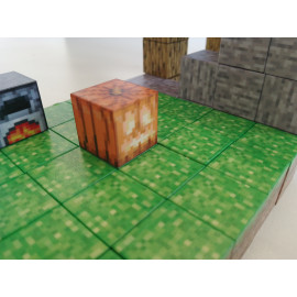 Magnetická stavebnice Minecraft Knihovna a magický strom 132ks