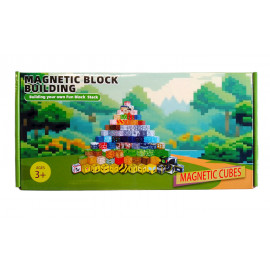 Magnetická stavebnice Minecraft Stromy a vodopád s postavičkou 101ks