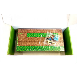 Magnetická stavebnice Minecraft Stromy a vodopád s postavičkou 101ks