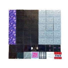 Magnetická stavebnice Minecraft Dragon world svítící 100ks