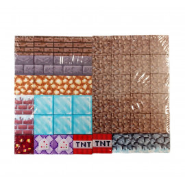 Magnetická stavebnice Minecraft Diamond world 50ks