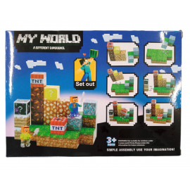 Magnetická stavebnice Minecraft TNT Creative world 32ks