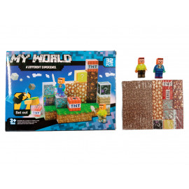 Magnetická stavebnice Minecraft TNT Creative world 32ks
