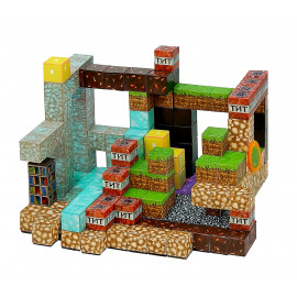Velká magnetická stavebnice Minecraft Iron Diamond Gold TNT 220ks