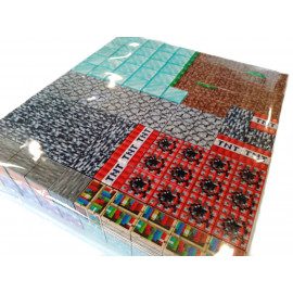 Velká magnetická stavebnice Minecraft Iron Diamond Gold TNT 220ks