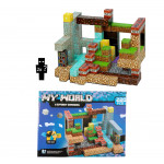Velká magnetická stavebnice Minecraft Iron Diamond Gold TNT 220ks